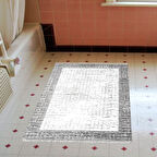 Eko Trend Djt Banyo Paspası Yıkanabilir Kaymaz Taban 1665 Bordürlü