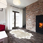 Papatya Lazer Kesim Kaymaz Taban Dijital Baskı Halı St600Fg416Kr