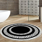 Eko Trend Djt Banyo Paspası Yıkanabilir Kaymaz Taban 650M Yuvarlak Modern