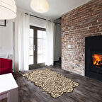 Kolyos Lazer Kesim Kaymaz Taban Dijital Baskı Halı St600153Ka