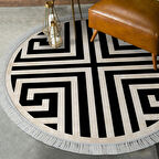 Eko Trend Djt Haı Yıkanabilir Kaymaz Taban 658M Yuvarlak Modern