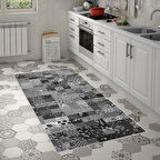 Alanur Trend Keçe Tabanlı Mutfak Halı Mu148