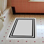 Eko Trend Djt Banyo Paspası Yıkanabilir Kaymaz Taban 1696 Bordürlü