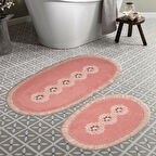 Eyfel Saçaklı Banyo Takımı 2 Pcs