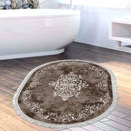 Eko Trend Djt Banyo Paspası Yıkanabilir Kaymaz Taban 616 Oval Klasik