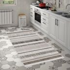 Alanur Trend Keçe Tabanlı Mutfak Halı Mu124