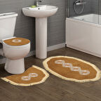 Queen Sarmaşık Şekilli Nakışlı 3 Lü Set