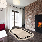 Gelincik Lazer Kesim Kaymaz Taban Dijital Baskı Halı St600208Bj