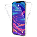 Microsonic Apple iPhone 12 Mini Kılıf 6 Tarafı Tam Full Koruma 360 Clear Soft Şeffaf