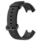 Microsonic Xiaomi Redmi Watch Kordon, Silicone Sport Band Siyah