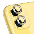 Microsonic Apple Uyumlu iPhone 11 Tekli Kamera Lens Koruma Camı Gold