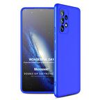 Microsonic Samsung Galaxy A53 5G Kılıf Double Dip 360 Protective Mavi
