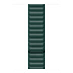 Microsonic Apple Watch SE 2022 40mm Kordon Leather Link Band Koyu Yeşil