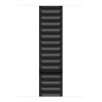 Microsonic Apple Watch SE 2022 40mm Kordon Leather Link Band Siyah