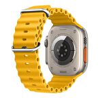 Microsonic Apple Watch Series 6 40mm Kordon Ocean Band Sarı