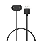 Microsonic Amazfit GTS 4 Mini Manyetik USB Şarj Kablosu Siyah