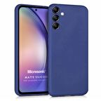 Microsonic Matte Silicone Samsung Galaxy A54 Kılıf Lacivert