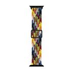 Microsonic Apple Watch SE 2022 40mm Kordon Braided Loop Band Renkli