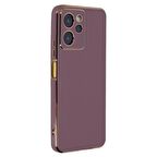 Microsonic Xiaomi Poco X5 Pro Kılıf Olive Plated Lila
