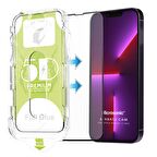 Microsonic Apple Uyumlu iPhone 12 Pro Magic Uygulama Aparatlı Tam Kapatan Ekran Koruyucu Siyah