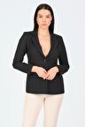 Aksesuar Detaylı Şık Ceket