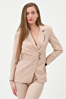 Dikiş Detaylı Blazer Ceket 