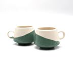 Tardan Betty Seramik Fincan 2 Adet  - 230 ml - Pastel Yeşil