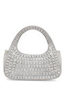 Guja 25YG586 Kadın Taşlı Abiye Çanta Gümüş