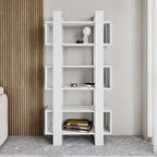 Milano Kitaplık, Raflı Kitaplık, Kütüphane, Çalışma Odası, Ev-Ofis