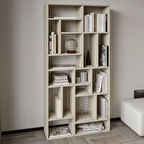 Nicola Kitaplık – 18 Raflı, Modern Kütüphane