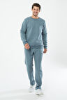 Marshall Erkek Pamuklu Içi Polarlı Nakışlı Relaxed  Eşofman Takımı