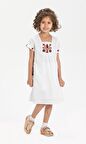 Melek Şile Bezi Çocuk Elbise Beyaz Byz