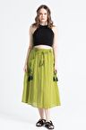 Nil Vual Midi Boy Etek Fıstık Yeşili fysl