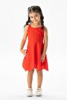 Askılı Vual Emel Yazlık Çocuk Elbise Mercan Mrcn