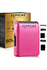Supreme Trimmer Pembe Solo Folyo Shaver Tıraş Makinesi | Sessiz BLDC Motor, Kablosuz, Hızlı Şarj