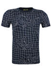 ERKEK TREND PALAMUT PATTERN TSHIRT