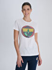 KADIN TRIBUN 6 RENK LOGOLU TSHIRT