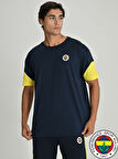 Fenerbahçe S.K. 25/26 Sezon Tribün Mesh Baskılı Oversize Fit Tişört Tribün Forması