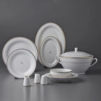 Jumbo Lineda 60 Parça 12 Kişilik Yemek Takımı