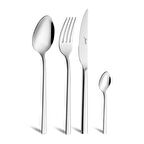 Jumbo 2001 24 Parça 6 Kişilik Tatlı Çatal Kaşık Bıçak Takımı Çelik