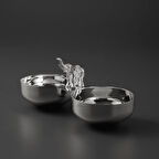 Jumbo Ganesha İkili Gümüş Çerezlik