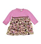 KIZ BEBEK DESENLİ ELBİSE  