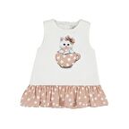 Best Kids Kedi Desenli Elbise BEST-2358534