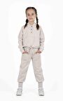 KIZ ÇOCUK ÖNÜ DÜĞMELİ SWEATSHIRT 