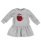 KIZ BEBEK FIRFIR DETAYLI ELBİSE 