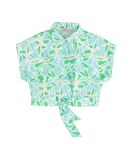 KIZ ÇOCUK DESENLİ GÖMLEK