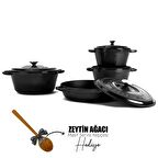 Lava Döküm 4X New Heritage Serisi Döküm Demir Tencere Seti