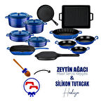 Lava Döküm 12x Trendy Serisi 17 Parça Tencere & Tava Seti