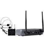 Westa WM-102T 1 Alıcı + 2 Yaka Lavalier Kablosuz Uhf Mikrofon Seti Kablosuz Kafa Mikrofonu