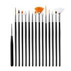 Epinox Pasta Fırça Seti 15'li